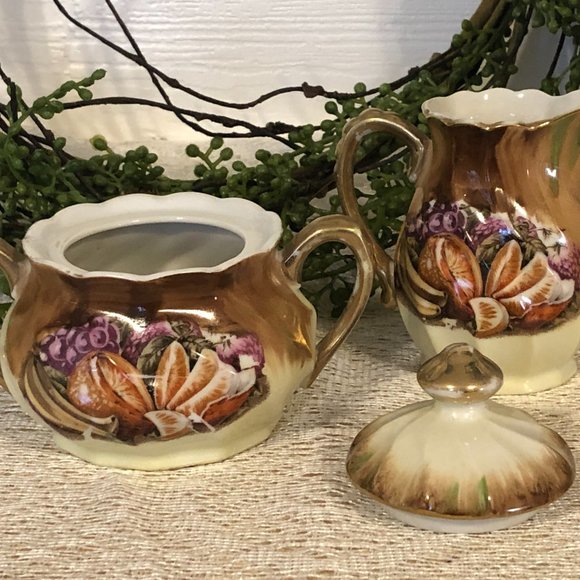 Vintage Japan Sugar and Creamer Set - Picture 7 of 10